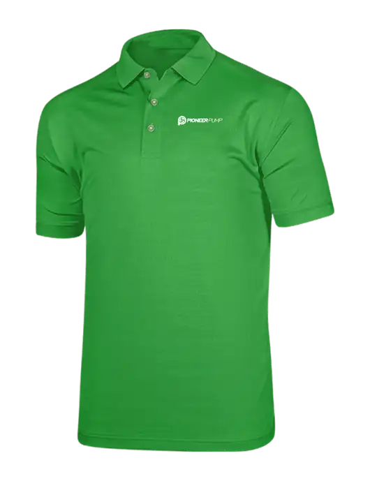 Callaway Vibrant Kelly Green Ventilated Polo w/Pioneer Pump Logo
