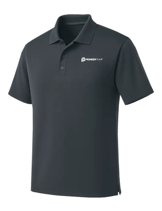 Dark Grey Dry Zone UV Micro Mesh Polo w/Pioneer Pump Logo