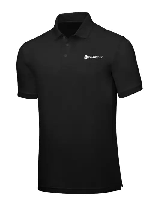Black Core Classic Pique w/Pioneer Pump Logo