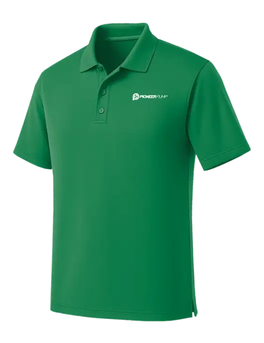 Kelly Green Dry Zone UV Micro Mesh Polo w/Pioneer Pump Logo