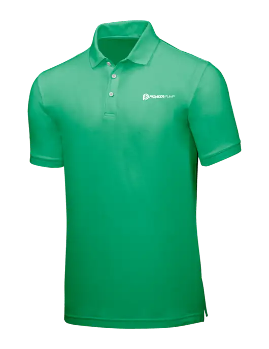 Kelly Green Core Classic Pique w/Pioneer Pump Logo