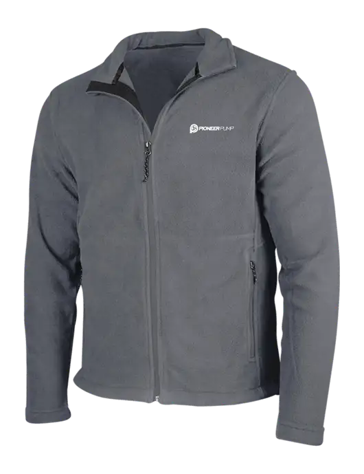 Medium Grey Fleece Jacket w/Pioneer Pump Logo