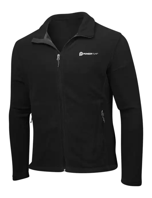 Black Fleece Jacket w/Pioneer Pump Logo