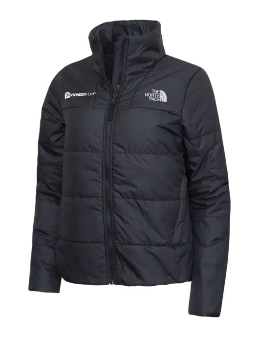 North Face Womens Black Everyday Insulated Jacket w/Pioneer Pump Logo