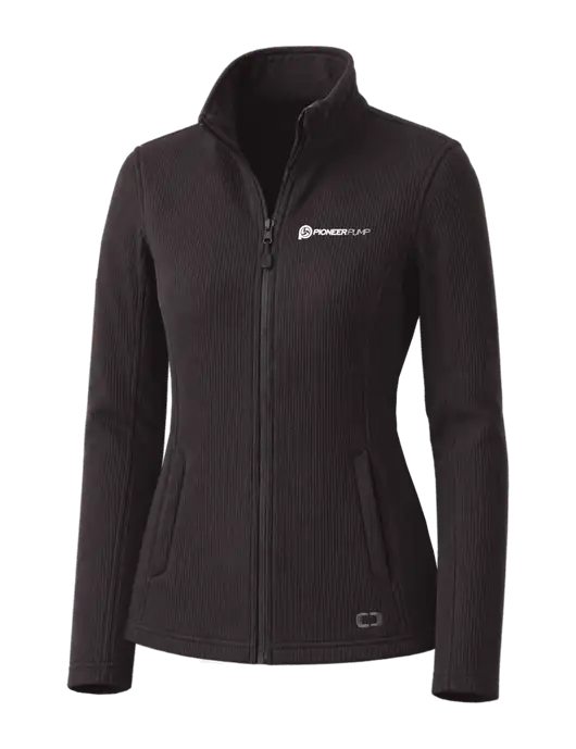OGIO Blacktop Womens Grit Fleece Jacket w/Pioneer Pump Logo