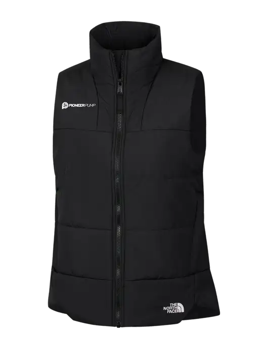 The North Face Womens Black Everyday Insulated Vest w/Pioneer Pump Logo