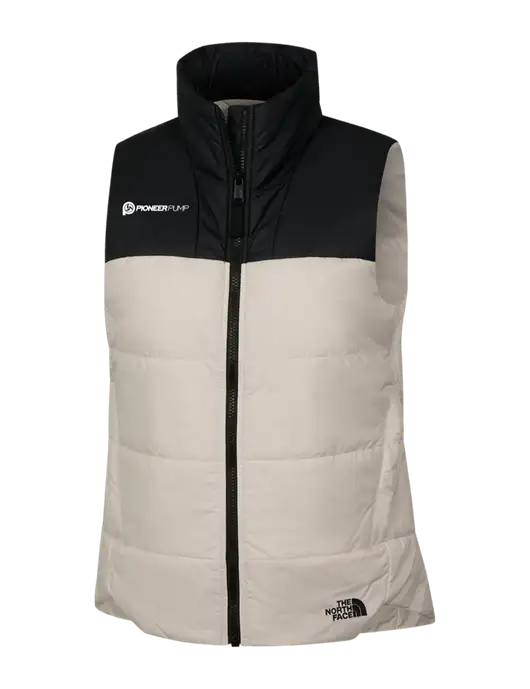 The North Face Womens Ivory Everyday Insulated Vest w/Pioneer Pump Logo