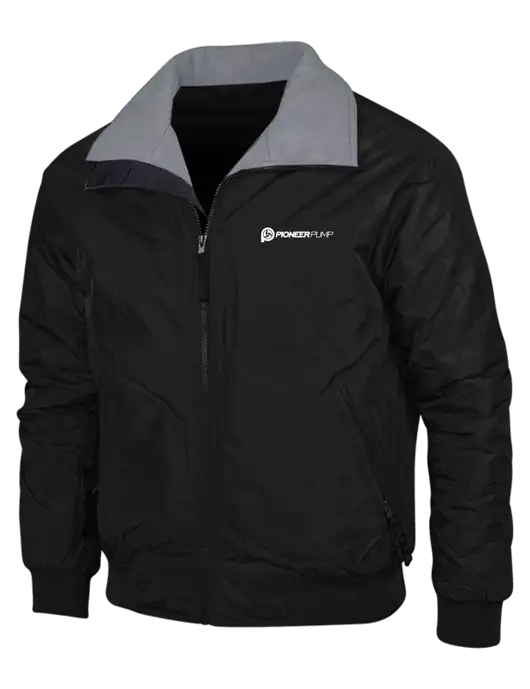 Black/Grey Classic Challenger Jacket w/Pioneer Pump Logo