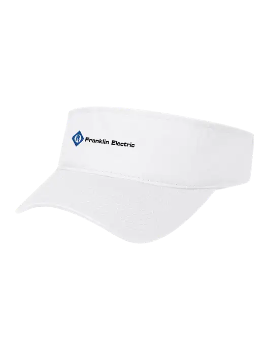 White Cap Visor w/Franklin Electric Logo