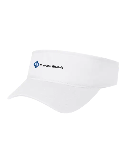 White Cap Visor w/Franklin Electric Logo