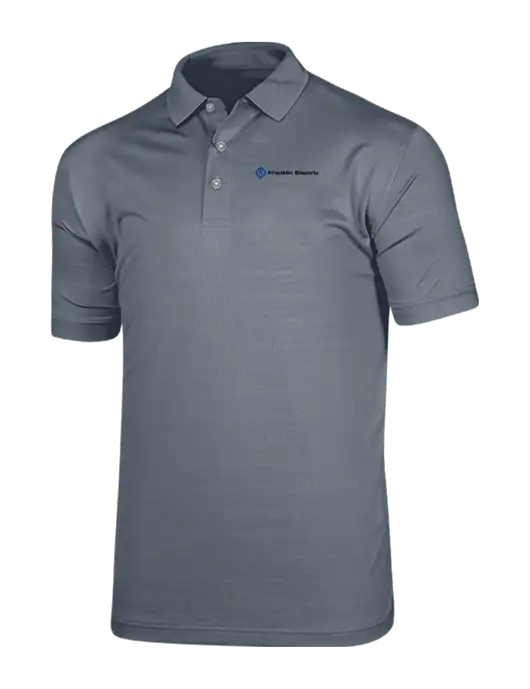 Callaway Vibrant Light Grey Ventilated Polo w/Franklin Electric Logo