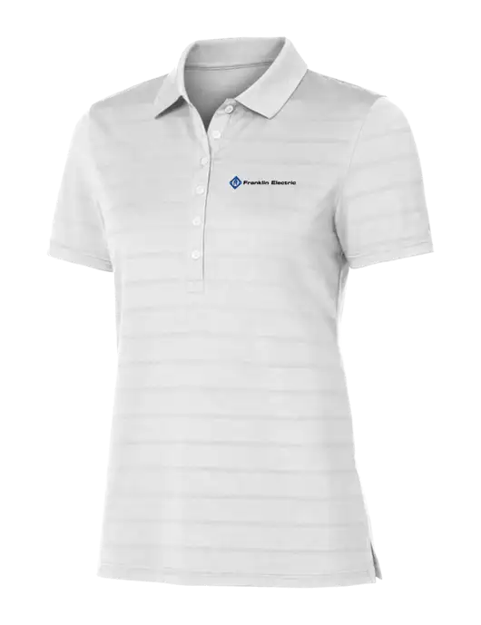 Callaway Womens Bright White Ventilated Polo w/Franklin Electric Logo