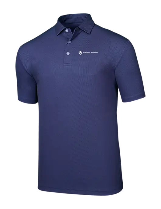 Callaway Birdseye Navy Polo w/Franklin Electric Logo
