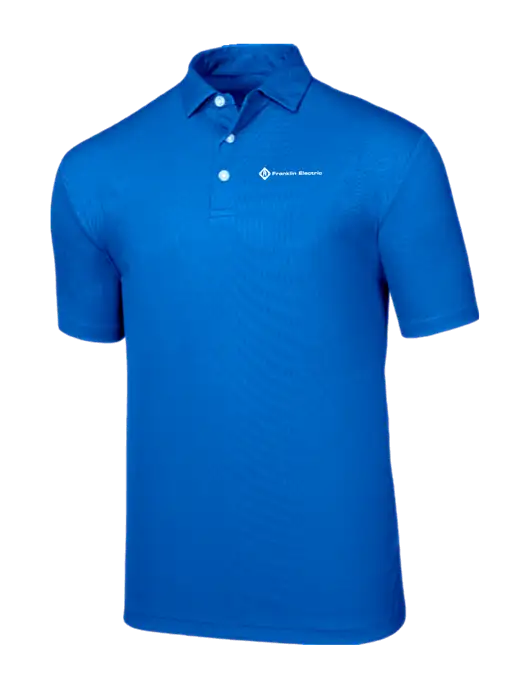 Callaway Birdseye Dark Carolina Blue Polo w/Franklin Electric Logo