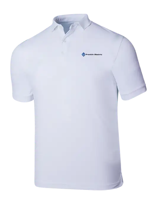 Callaway Ottoman Bright White Polo w/Franklin Electric Logo