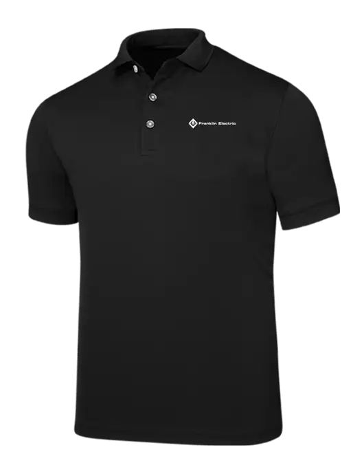 Callaway Ottoman Black Polo w/Franklin Electric Logo