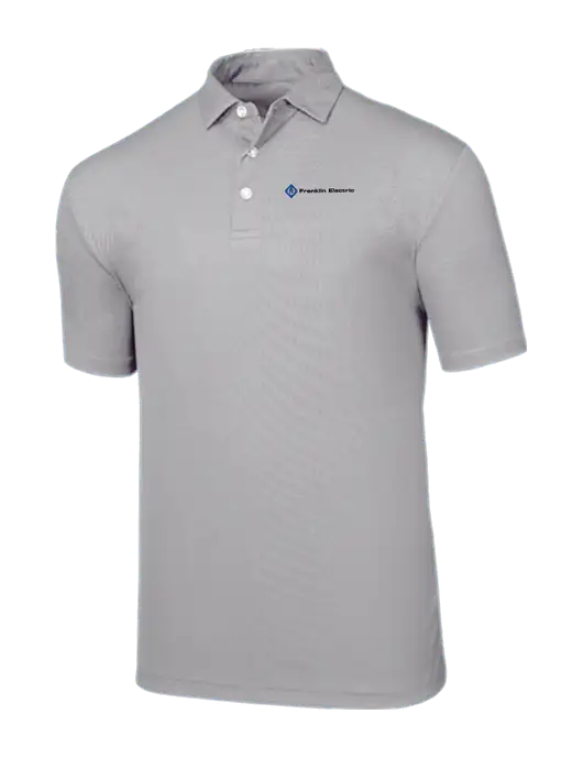 Callaway Birdseye Light Grey Polo w/Franklin Electric Logo