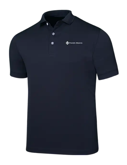 Callaway Ottoman Navy Polo w/Franklin Electric Logo