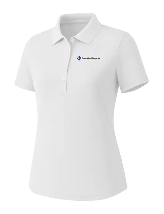 Callaway Womens Core Bright White Performance Polo w/Franklin Electric Logo