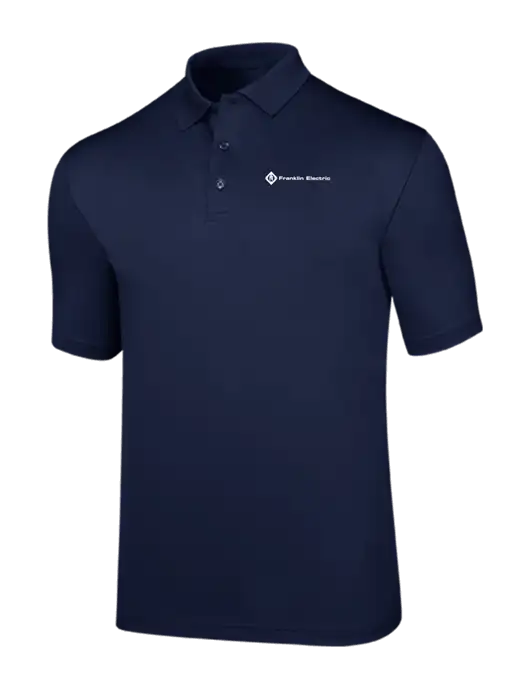 Callaway Opti-Dri Navy Chev Polo w/Franklin Electric Logo