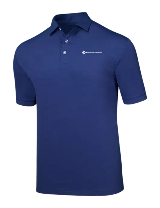 Callaway Navy Fashion Tonal Polo w/Franklin Electric Logo