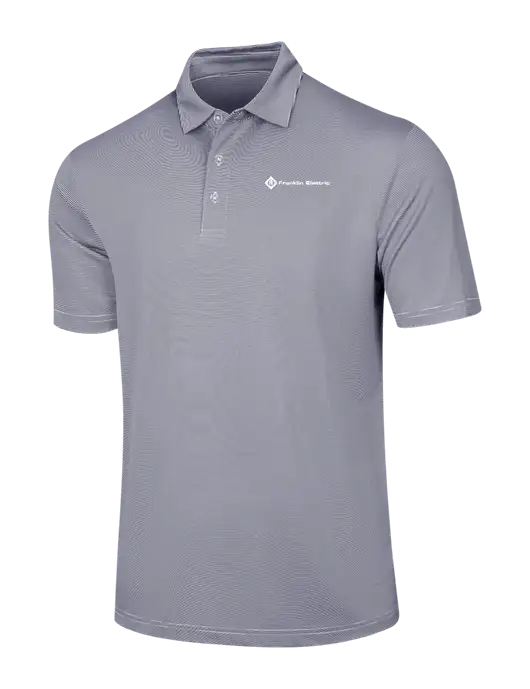 Callaway Navy Fine Line Stripe Polo w/Franklin Electric Logo
