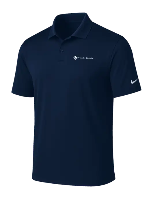 NIKE Navy Victory Solid Polo w/Franklin Electric Logo