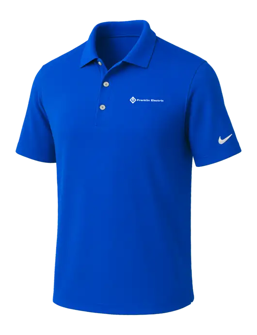 NIKE Royal Dri-Fit Micro Pique Polo w/Franklin Electric Logo
