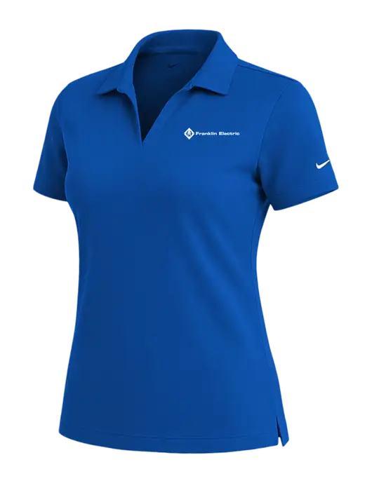 NIKE Royal Womens Dri-Fit Micro Pique Polo w/Franklin Electric Logo