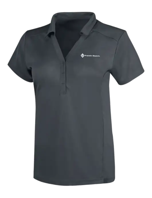 OGIO Dark Grey Womens Framework Polo w/Franklin Electric Logo