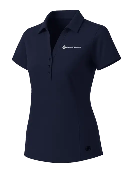 OGIO Womens Navy ONYX Polo w/Franklin Electric Logo