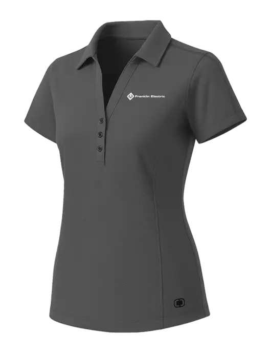 OGIO Womens Medium Grey ONYX Polo w/Franklin Electric Logo
