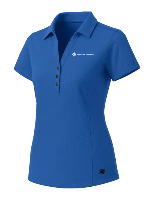 OGIO Womens Royal Blue ONYX Polo w/Franklin Electric Logo