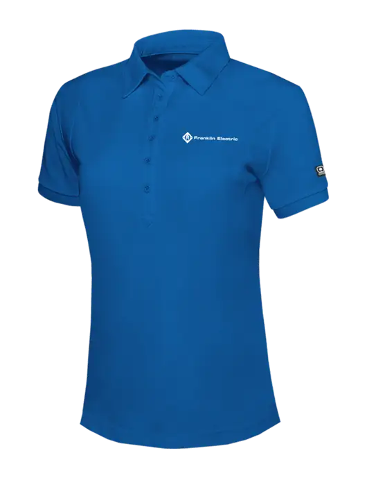 OGIO Womens Royal Blue Jewel Polo w/Franklin Electric Logo