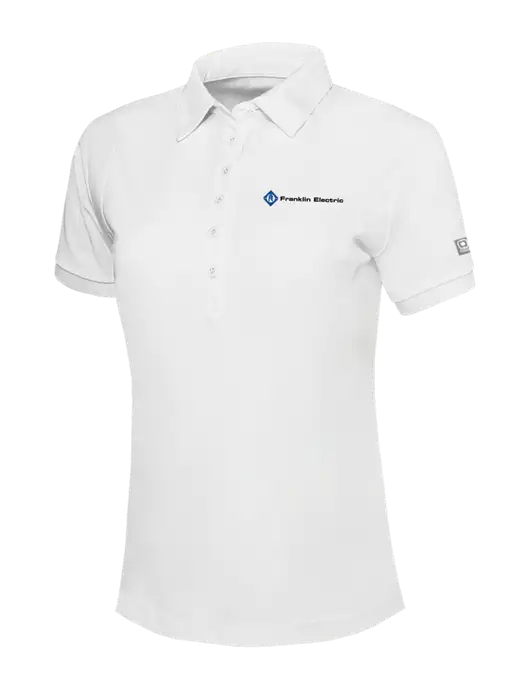 OGIO Womens Bright White Jewel Polo w/Franklin Electric Logo