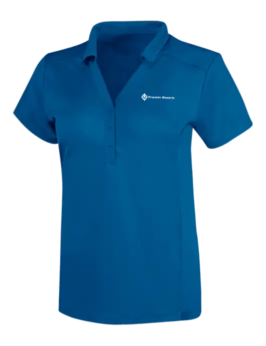 OGIO Royal Blue Womens Framework Polo w/Franklin Electric Logo