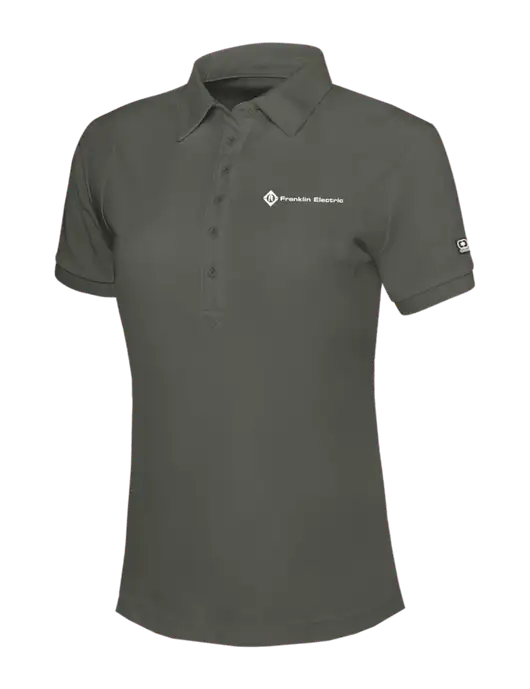 OGIO Womens Medium Grey Jewel Polo w/Franklin Electric Logo