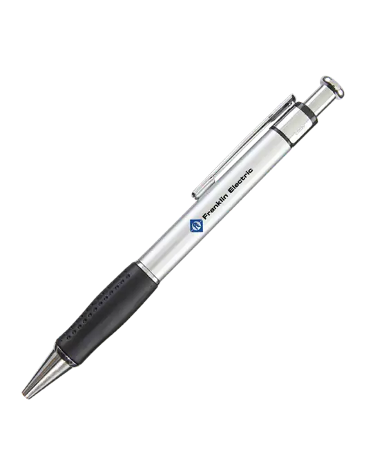 Malta Silver Pen - Black Ink w/Franklin Electric Logo