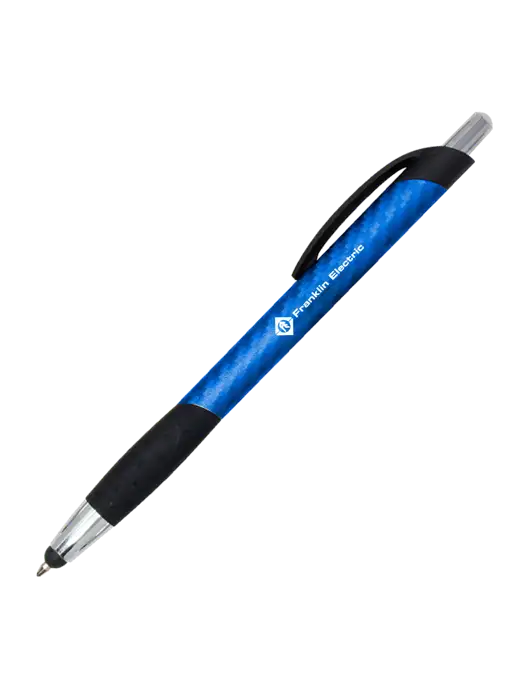 Sunray Blue Stylus Pen - Black Ink w/Franklin Electric Logo