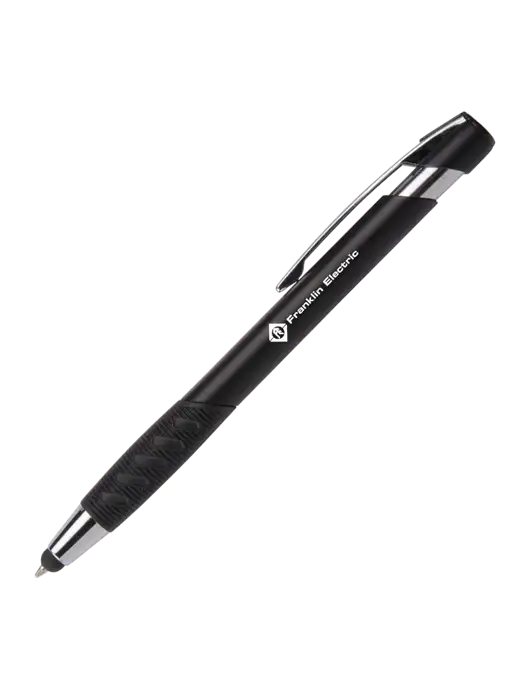 Alize Black Stylus Black Ink Pen w/Franklin Electric Logo