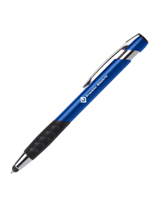 Alize Blue Stylus Black Ink Pen w/Franklin Electric Logo