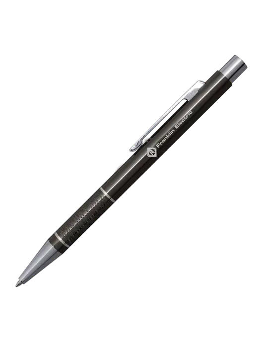St George Gunmetal Pen - Blue Ink w/Franklin Electric Logo