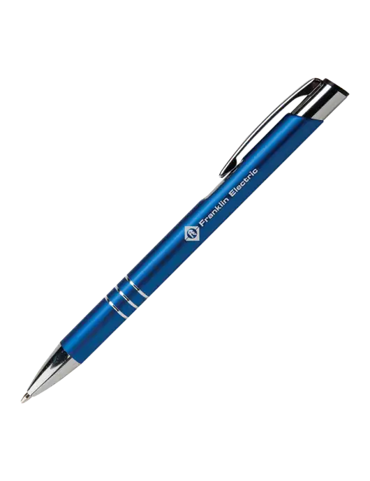 Laurent Blue Pen - Black Ink w/Franklin Electric Logo