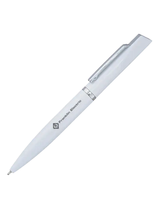 Santos White Pen - Black Ink w/Franklin Electric Logo