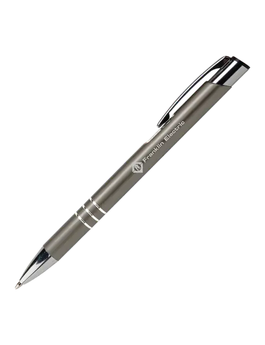 Laurent Gunmetal Pen - Black Ink w/Franklin Electric Logo