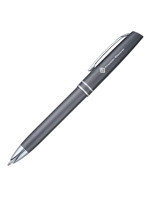 Gunmetal Anguilla Black Ink Pen w/Franklin Electric Logo