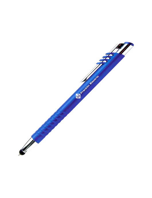 Schirhart Blue Stylus Pen - Blue Ink w/Franklin Electric Logo