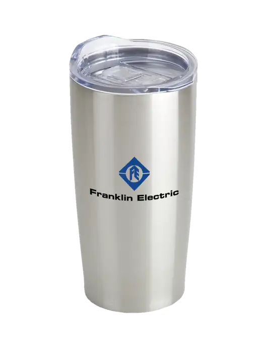 Society Silver 20 oz Insulated Tumbler w/Franklin Electric Logo