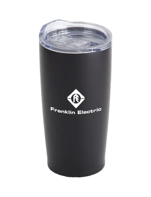 Society Black 20 oz Insulated Tumbler w/Franklin Electric Logo