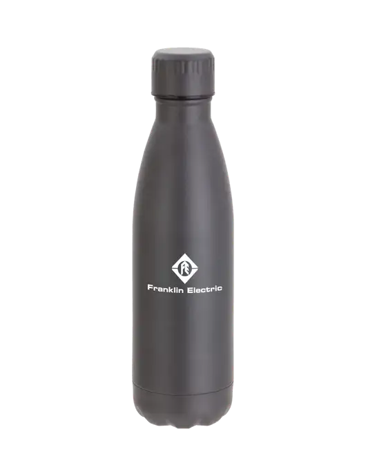 City Go Matte Charcoal 17 oz Insulated Bottle w/Franklin Electric Logo